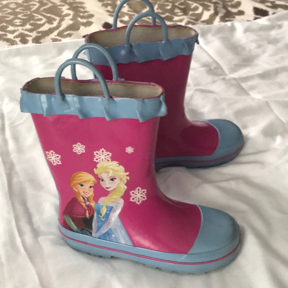 Girls Frozen rainboots